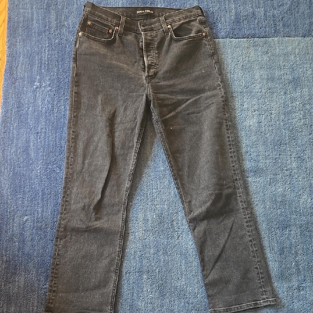 Denim Forum Black Jeans
